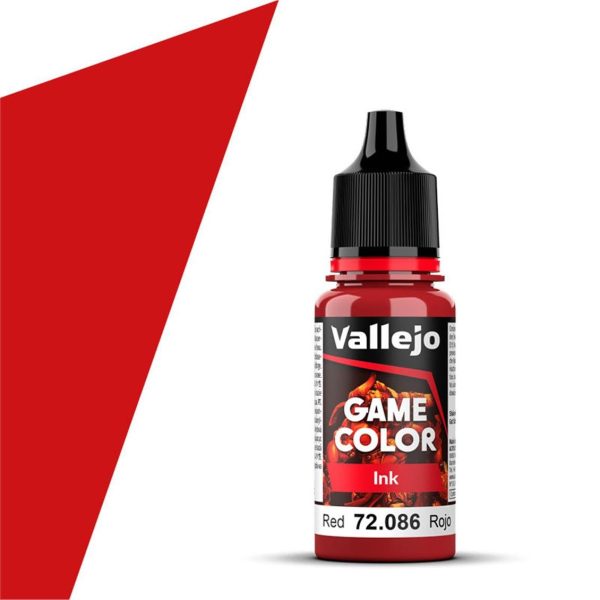 Vallejo 72086 18 ml. Red Ink