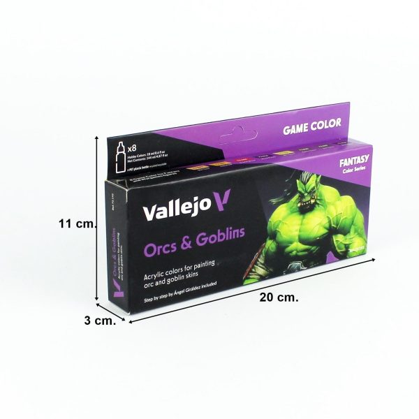 Vallejo 72192 8X18 ml. Orcs & Goblins - Görsel 3