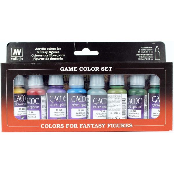 Vallejo 72294 8x18 ml. Extra Opaque Colors