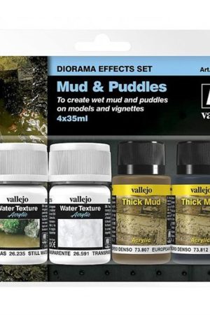 Vallejo 73189 4X35 ml. Mud & Puddles (4)