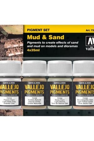 Vallejo 73191 4X35 ml. Mud & Sand