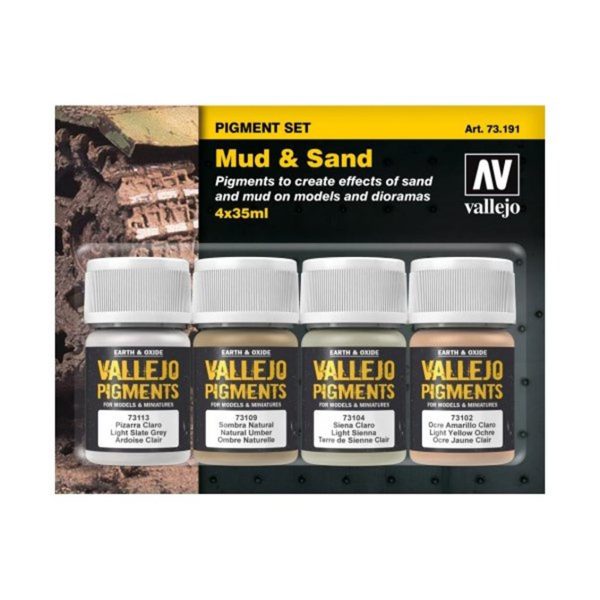 Vallejo 73191 4X35 ml. Mud & Sand