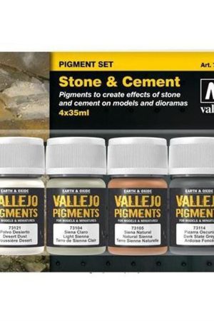 Vallejo 73192 4X35 ml. Stone & Cement