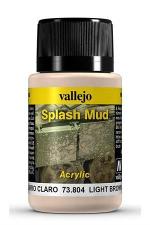 Vallejo 73804 40 ml. Açık Kahverengi Çamur Lekesi Efekti Boyası