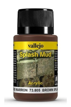 Vallejo 73805 40 ml. Kahverengi Çamur Lekesi Efekti Boyası