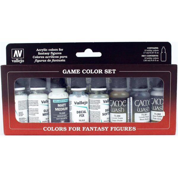 Vallejo 73999 8x18 ml. Auxiliaries Set