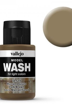 Vallejo 76514 35 ml. Dark Brown