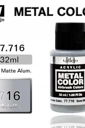 Vallejo 77716 32 ml. Semi Matte Aluminium