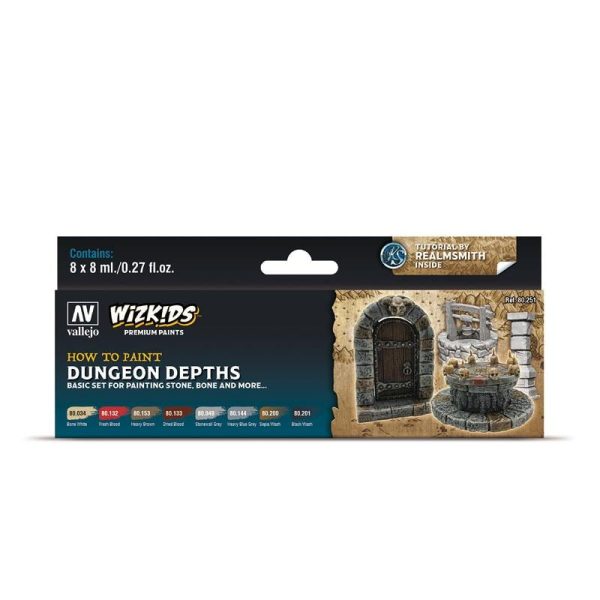 Vallejo 80251 8x8 ml. Dungeon Dephts