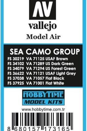 Hobbytime Vallejo Model Aır-Sea Camo Boya Seti-6 Adet 17 Ml.