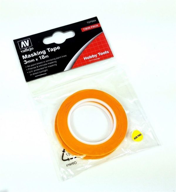 Vallejo T07004 Maskeleme Bantı (3 mmx18 metre)