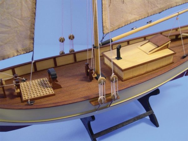 Türk Model 1/50 125 Boğaziçi Kotrası, 52,5 cm. Ahşap Model Kiti - Görsel 5