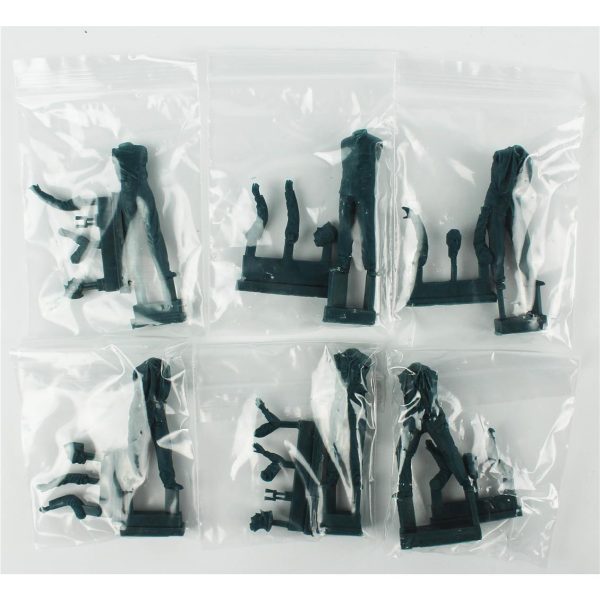 Border BR-002 1/35 Ölçek, Alman Denizaltı Personeli ve Komutanları Resin Figür Kiti, 6 Adet - Görsel 4