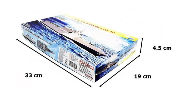 Dragon (CyberHobby) 7147 1/700 Ölçek, USS Gabrielle Giffords lCS-10 Savaş Gemisi ve NSM Füzeleri Demonte Plastik Maket Seti - Görsel 5