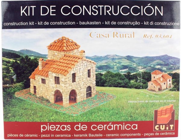 Domenech 3604 Serranos Tipik Kırsal Evi, 22x18x20 Cm. Taş Maketi - Görsel 3