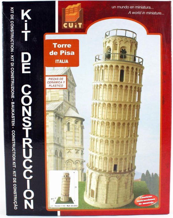 Domenech 3653 İtalya Pisa Kulesi, 36x28x8 Cm. Taş Maketi - Görsel 3