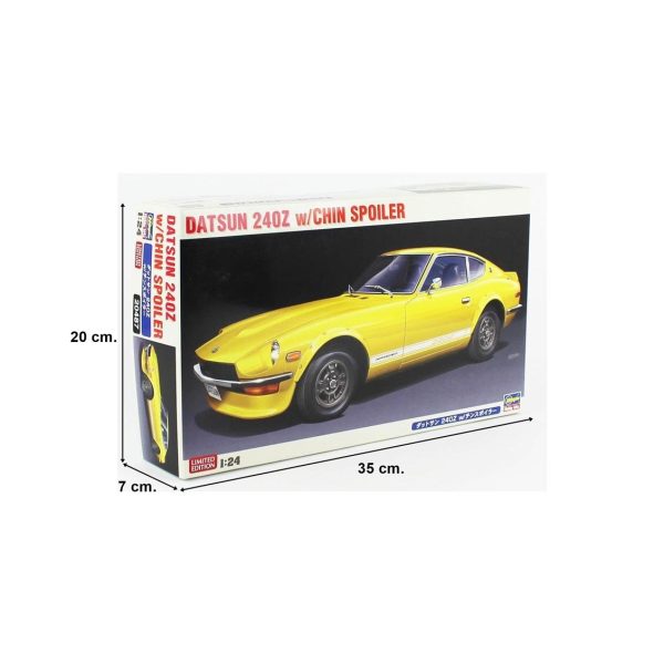 Hasegawa 20487 1/24 Ölçek, Datsun 240Z, Tampon altı Rüzgarlık ile, Otomobil Plastik Model Kiti - Görsel 5