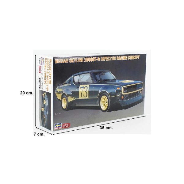 Hasegawa 20642 1/24 Ölçek, Nissan Skyline 2000GT-R (KPGC110) Yarış Konsepti, Otomobil Plastik Model Kiti - Görsel 5