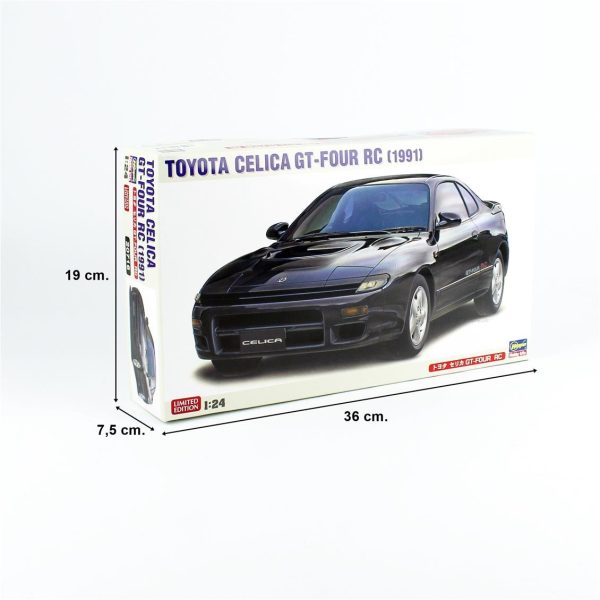 Hasegawa 20716 1/24 Ölçek, Toyota Celica GT-Four RC (1991), Otomobil Plastik Model Kiti - Görsel 5