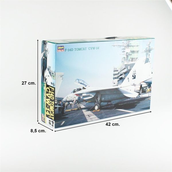 Hasegawa PT12 7212 1/48 Ölçek, F-14D Tomcat (CVW-14), Savaş Uçağı Plastik Model Kiti - Görsel 5