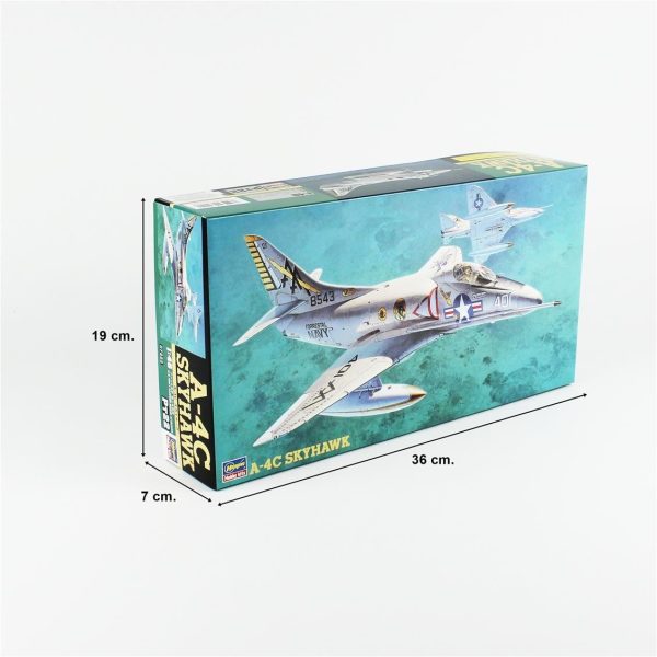 Hasegawa PT22 7222 1/48 Ölçek, A-4C Skyhawk, Savaş Uçağı Plastik Model Kiti - Görsel 5
