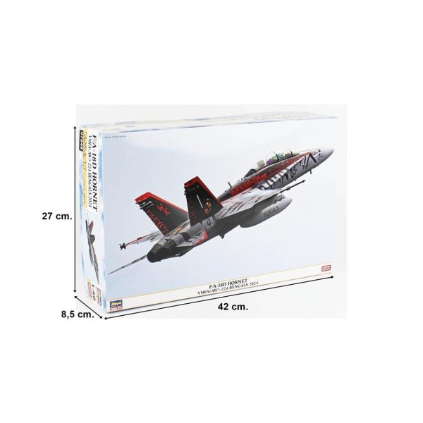 Hasegawa 7545 1/48 F/A-18 D Hornet -VMFA - Görsel 5