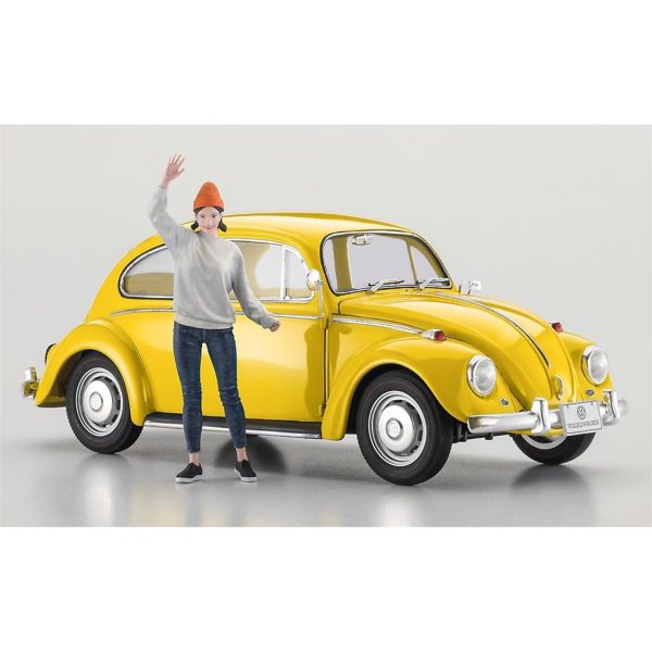 Volkswagen Beetle Type 1 (1967) ve Kız Figürü