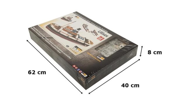 Occre 61001 1/30 Ölçek, Ulises R/C Dönüştürülebilir Römorkör Ahşap Model Kiti - Görsel 5