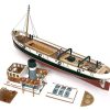 Occre 61001 1/30 Ölçek, Ulises R/C Dönüştürülebilir Römorkör Ahşap Model Kiti - Görsel 4
