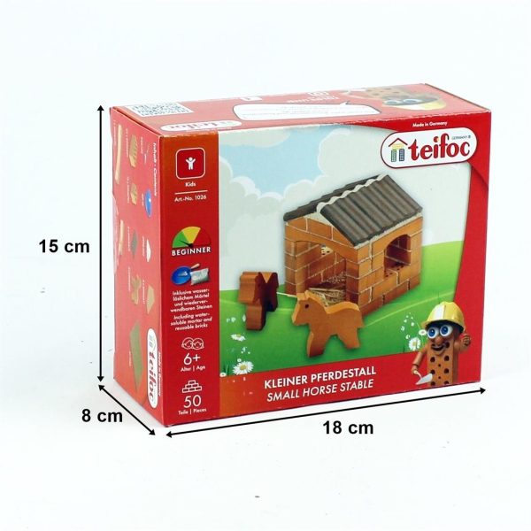 Teifoc 1026 Küçük At Ahırı, Tuğla Yapı İnşa Kiti - Görsel 5