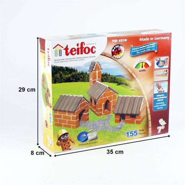 Teifoc 4310 Köy Evleri, Tuğla Yapı İnşa Kiti - Görsel 5