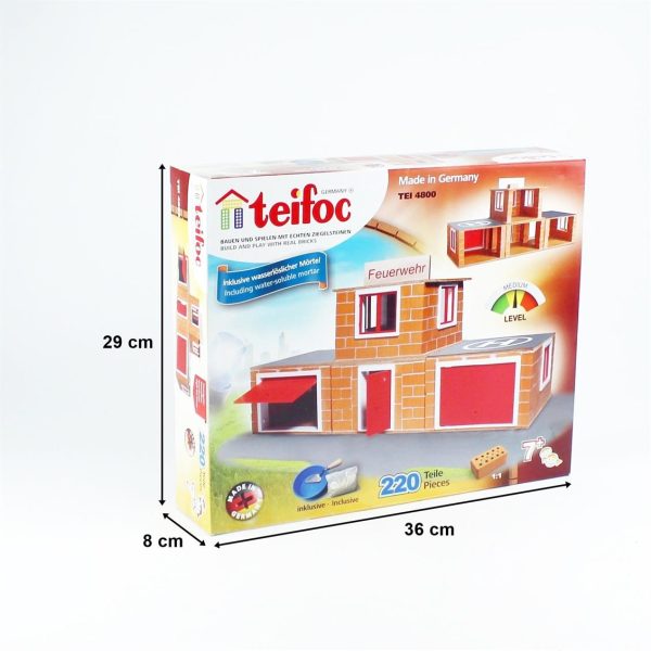 Teifoc 4800 İtfaiye Binası,Tuğla Yapı İnşa Kiti - Görsel 5