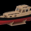 Türk Model 1/35 202 Kabinli Sandal, 18 cm. Ahşap Model Kiti - Görsel 3