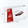 Türk Model 1/35 202 Kabinli Sandal, 18 cm. Ahşap Model Kiti - Görsel 4