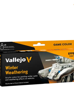 Vallejo 70263 8x18 ml. Winter Weathering by Chema cabrero